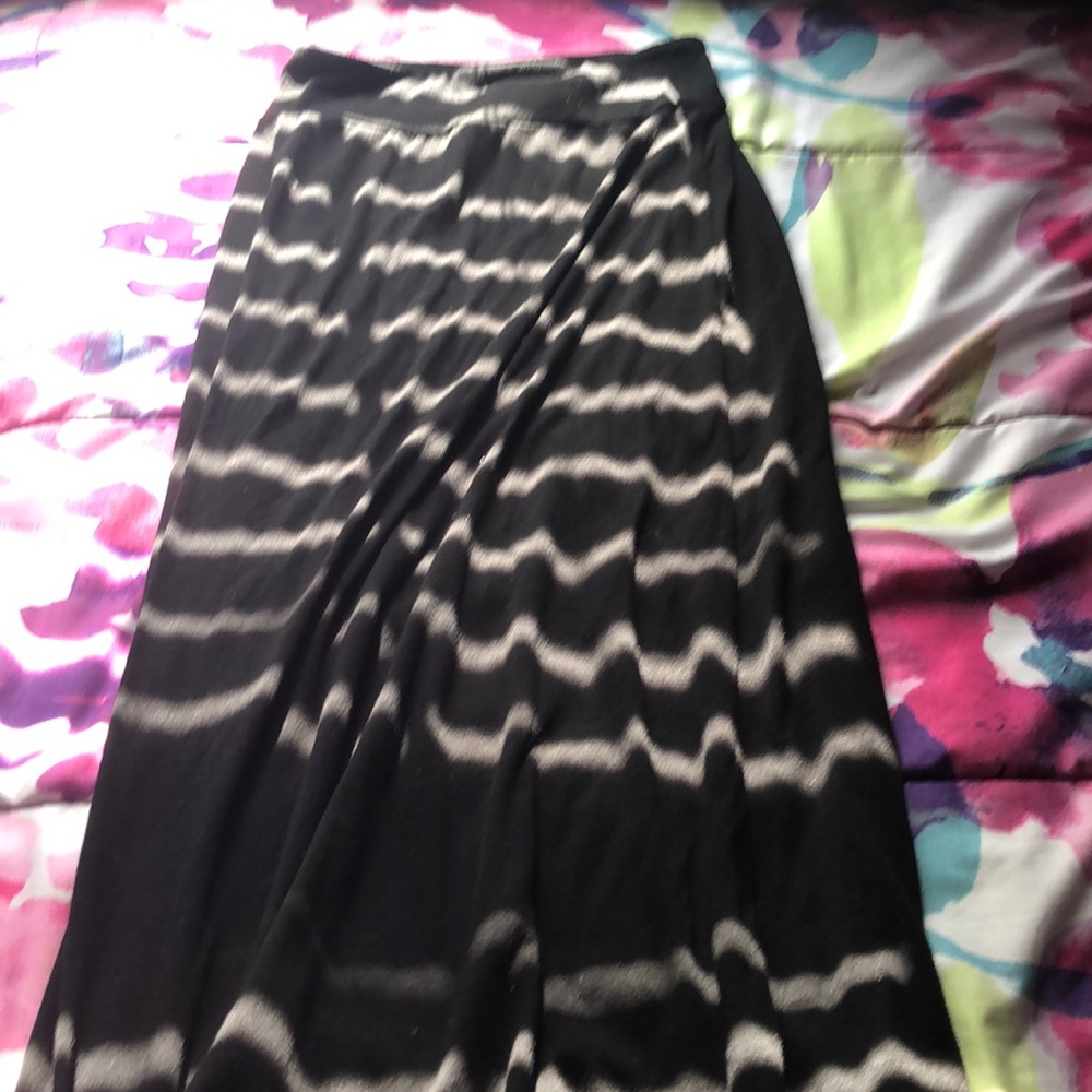 Black skirt.